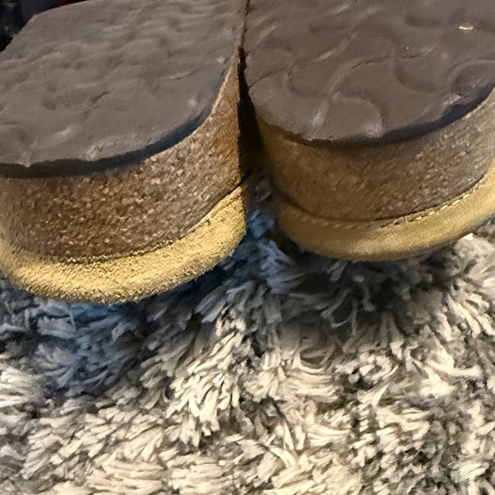 Birkenstock Tan Suede Mules - Picture 3 of 6
